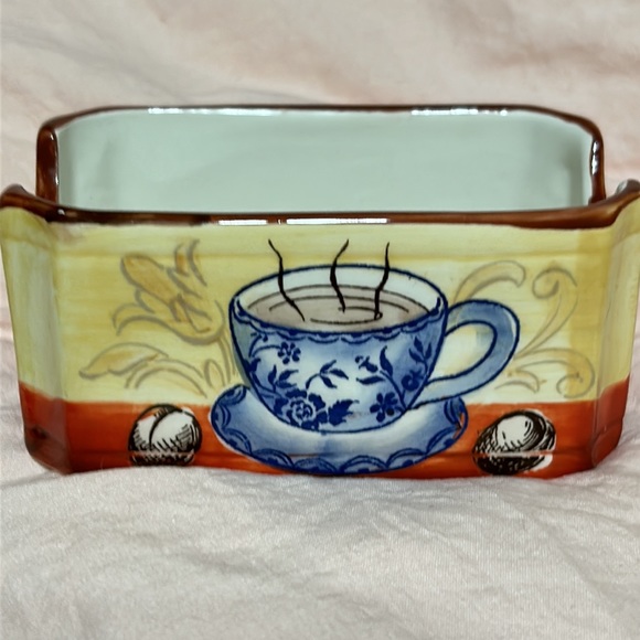 Super Cute Small dish for Tea Bags, Sugar, Creamer, Premade Coffee etc - Picture 2 of 5